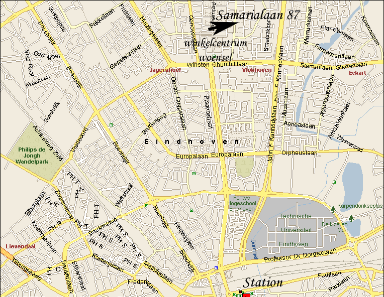 Plattegrond Eindhoven